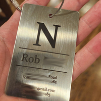 Plaque de numérotation gravée sur mesure, autocollante, en acier inoxydable, plaque signalétique gravée pour équipement industriel