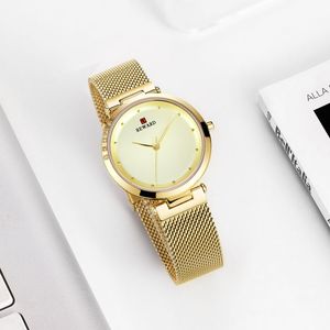 Reloj de Pulsera de Moda para Mujer, Estilo Nuevo <span class=keywords><strong>2020</strong></span>, Correa de Malla, Reloj de Lujo de Aleación para Dama - Product Image 5
