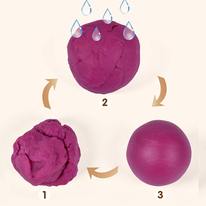 Foska 6 Màu Sắc Sinh Thái Thân Thiện Thông Minh DIY Giáo Dục Plasticine Chơi Bột Không Độc Hại Trẻ Em Mô hình Đất Sét - Product Image 4