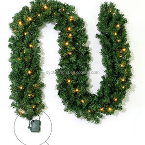 Nuova Ghirlanda Natalizia in PVC da 2,7 Metri con Luci, Decorazione per <span class=keywords><strong>Porta</strong></span> e Albero di <span class=keywords><strong>Natale</strong></span> - Product Image 5