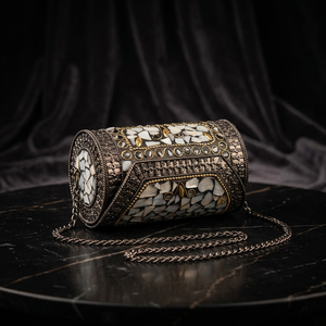 High Quality Handmade Metal Clutch Bag <b>Cheap</b> Price Brass Silver Plated Case Elegant Evening Style - Product Image 1