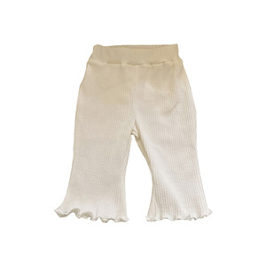 Pantalon long évasé respirant en Spandex/Coton à imprimé floral mignon pour bébés filles de 3 à 4 <span class=keywords><strong>mois</strong></span> – Idéal pour l'été et les tenues décontractées - Product Image 5