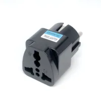 Adaptateur de prise multifonction universel AU UK US vers EU, prise électrique de type E/F, adaptateur de voyage pour France et Espagne, prise secteur