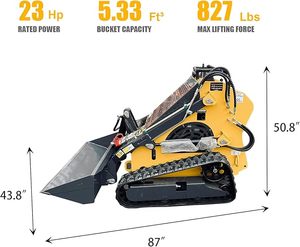 รถตักขนาดเล็กคุณภาพดีจากจีน 25 แรงม้า แบบมีสายพาน พร้อมอุปกรณ์เสริม - Product Image 2