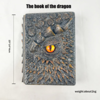 Venta al por Mayor de Piedras de Cristal Pulido, Moda, Sanación Espiritual, el Ojo de Dragón del Libro para Regalo