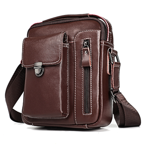 <span class=keywords><strong>Borsa</strong></span> da viaggio <span class=keywords><strong>di</strong></span> affari <span class=keywords><strong>di</strong></span> disegno <span class=keywords><strong>di</strong></span> lusso a buon mercato mens dell'annata piccola croce corpo <span class=keywords><strong>di</strong></span> cuoio reale retro piccolo messenger bag per l'uomo - Product Image 2