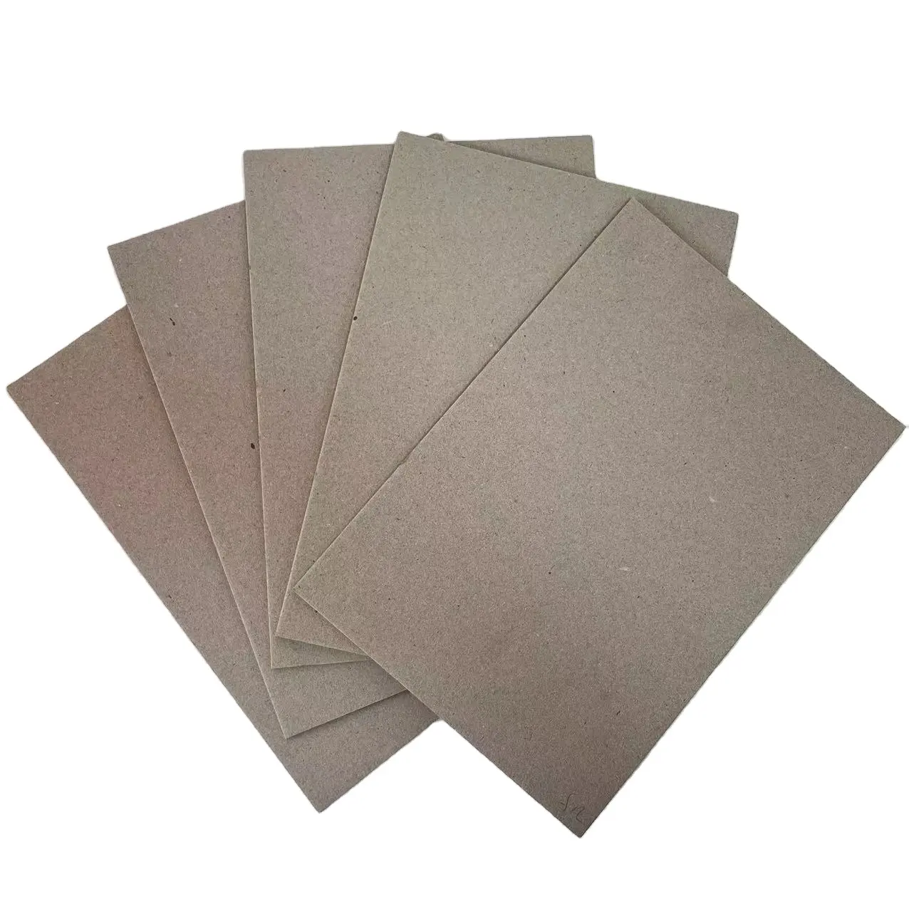 0.5mm~4mm Grey Cardboard Carton Recyclable Grey Chipboard for Notebook Cover