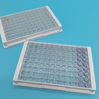 Plaques ELISA détachables à fond plat à haute absorption pour fournitures de laboratoire médicales en gros