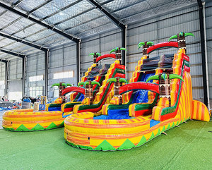 Langko <span class=keywords><strong>Inflatable</strong></span> 20ft vàng đá cẩm thạch nước hồ bơi <span class=keywords><strong>Slide</strong></span> 22ft Palm Tree <span class=keywords><strong>Inflatable</strong></span> trượt nước trẻ em <span class=keywords><strong>Inflatable</strong></span> trượt nước - Product Image 4