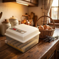 Incubateur automatique pour reptiles et dindes, mini 9/12/16 œufs, en matériau PP, 220V