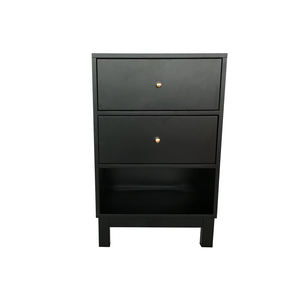 Özel yapılmış avustralya 3 çekmeceli siyah el boyalı ahşap MDF büyük şifonyer - Product Image 6