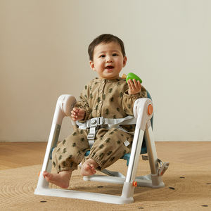 Chaise de salle à manger multifonction en plastique réglable en <span class=keywords><strong>hauteur</strong></span> directe d'usine siège de repas pliable pour enfants chaise d'alimentation pour bébé - Product Image 1