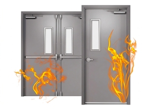 <span class=keywords><strong>Porta</strong></span> Antincendio in Acciaio Rosso con Barra Antipanico, <span class=keywords><strong>Porta</strong></span> di Emergenza <span class=keywords><strong>a</strong></span> Singolo <span class=keywords><strong>Battente</strong></span> Ignifuga per Edifici Commerciali - Product Image 6