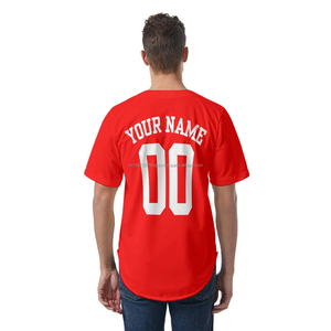 Maillot de baseball personnalisé imprimé avec nom et couleur Style court cadeau parfait pour enfants adultes maillot de sport à séchage rapide - Product Image 4