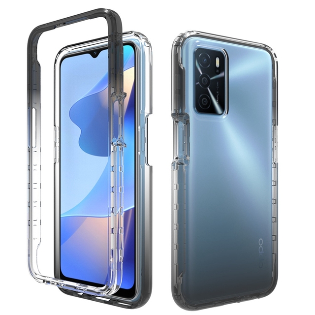 New 360 Degree Full Covered Protective Phone Back Cover Shockproof TPU Protects case for OPPO A16 Reno8/7 Lite A3s A96 F21 Pro