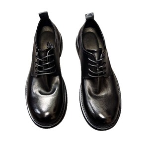2026 Handmade Round Toe Leather Shoes for Men Washed Retro British Style Casual & Business Formal Outdoor Shoes - Product Image 4