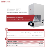Horno de Sinterización de Primera Calidad 1600 ℃   Horno de Sinterización Rápida de Zirconia con 500 Programas para Equipos de Terapia Oral