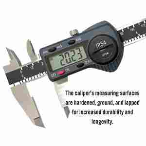 Calibre numérique de 150 mm, étanche aux éclaboussures IP54, avec grand écran LCD, résolution de 0,01 mm, précision de +/- 0,01 mm - Product Image 4