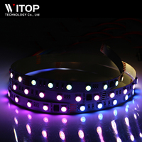 Bande de LED adressable RGBW Pixel Chasing Smart Industrial Automation Light pour AGV Robot 485/DMX512 Dual Signal Indicator
