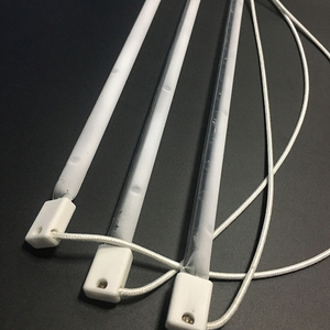 <span class=keywords><strong>Lámparas</strong></span> IR de onda media rápida de 1500W, tubo de curado infrarrojo de cuarzo, lámpara halógena de calor para uso en fábrica - Product Image 2