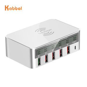 <span class=keywords><strong>Chargeur</strong></span> de téléphone <span class=keywords><strong>portable</strong></span> 50W 6 ports Station de charge USB sans fil <span class=keywords><strong>Chargeur</strong></span> de téléphone <span class=keywords><strong>portable</strong></span> avec QC 3.0 pour téléphone intelligent - Product Image 3