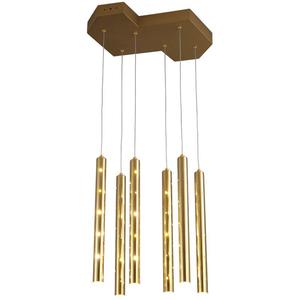 <span class=keywords><strong>Suspension</strong></span> moderne en métal <span class=keywords><strong>doré</strong></span> long lustre éclairage météore douche lustre pour la maison hôtel restaurant bar <span class=keywords><strong>salon</strong></span> - Product Image 2