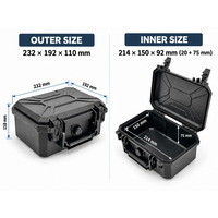 Étui de rangement pour microphone audio léger, étanche IP67 et résistant aux chocs, avec protection en mousse personnalisée OEM/ODM