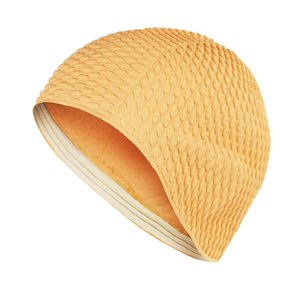 Bonnet de bain bulle avec sangle de menton réglable, style rétro pour <span class=keywords><strong>piscine</strong></span> et plage, en <span class=keywords><strong>caoutchouc</strong></span> durable, écologique - Product Image 6