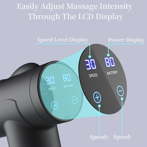 Tiefengewebe-Massagepistole für Entspannung und Muskelregeneration, Faszienpistole mit Amplitude für den ganzen Körper - Product Image 3