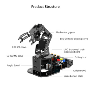Bras robotique Hiwonder MiniArm, kit de développement et de programmation pour étudiants - Product Image 2
