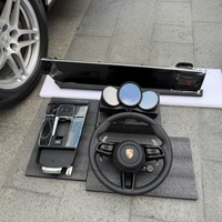 Reproductor de DVD para Auto Doble de 12.3 Pulgadas, Radio Android con Pantalla Táctil, Navegación GPS, Carplay para Porsche Macan 2013-2017