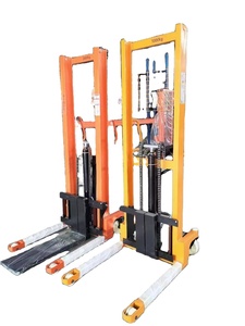 シンプル操作30000kg負荷容量ポータブル油圧パレットセルフローディングリフティングフォークリフト手動スタッカーレストラン用 - Product Image 4