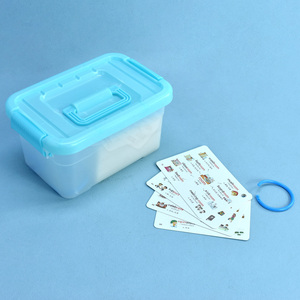 Cartes d'apprentissage éducatives numériques pour l'apprentissage précoce de l'alphabet anglais, enseignement de l'alphabétisation, impression couleur, vernis brillant pour - Product Image 5