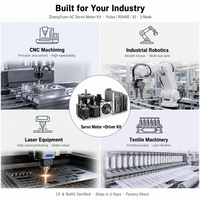 Moteur servo industriel professionnel avec variateur de vitesse, positionnement précis, fonctionnement silencieux, 3000 tr/min pour les lignes de production de machines