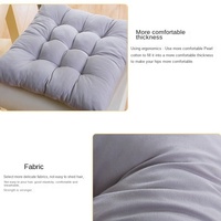 Vente en Gros Usine Coussins Bleus Confortables pour Chaise de Bureau et de Salle à Manger, Oreiller Lombaire pour Étudiants et Personnel, Idéal pour Cadeaux