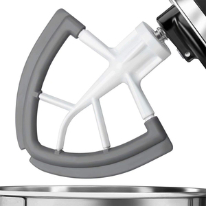 Mixeur à tête inclinable pour aide cuisine, avec double bord en silicone, grattoir, 4.5 - Product Image 1