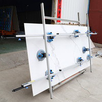 Raizi CarriX 1900/3600mm Sistema de Elevación y Transporte de Azulejos de Gran Formato de Grado Industrial, Compatible con el Elevador de Ventosas PRO