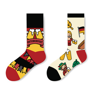 Chaussettes <span class=keywords><strong>fantaisie</strong></span> respirantes pour hommes en coton peigné de qualité supérieure, personnalisées par SN Factory, pour la restauration rapide et les occasions spéciales, vente en gros - Product Image 5
