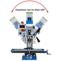 Machine de fraisage et de perçage verticale miniature en métal ZX16V MT2