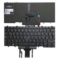 Clavier rétroéclairé de remplacement pour ordinateur portable Dell Latitude 5480 5490 7480 7490 Series, clavier anglais US, DP/N 0D19TR 0M6FNR 0G7P48