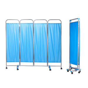 Paravent d'isolement mobile et pliable en acier inoxydable CIDA Bio-CD3828 pour salle d'hôpital, écran de confidentialité pour examen - Product Image 6