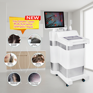 Système de thérapie verticale du cuir chevelu, appareil de beauté à affichage numérique pour la détection du cuir chevelu, massage du cuir chevelu, renforcement des soins des racines - Product Image 1