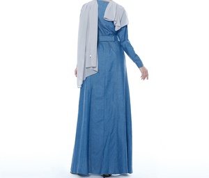 Vestito casuale Abaya delle donne musulmane del vestito islamico del vestito lungo dalla manica lunga dei <span class=keywords><strong>vestiti</strong></span> modesti all'ingrosso della <span class=keywords><strong>turchia</strong></span> di trasporto libero - Product Image 5