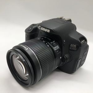 Cámara DSLR Canon 650D usada en estado A+ con lente de 18-55 mm, cámara <span class=keywords><strong>digital</strong></span> usada con pantalla táctil, Wi-Fi y soporte para 1080P - Product Image 1