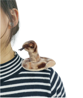 Greenmart Peluche Serpent Personnalisable à Porter à l'Épaule avec Aimant, Jouet en Peluche Mignon en Coton PP avec Doublure en Maille pour Garçons, Filles et Enfants – Idéal pour Noël
