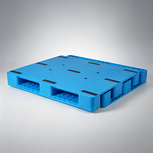 Palettes en plastique robustes à simple face, surface en maille double face, palettes en maille de caoutchouc HDPE, palettes en plastique, palettes Euro - Product Image 1