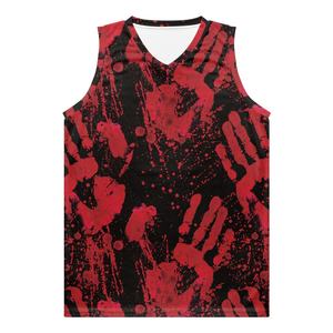 उच्च बनाने की क्रिया प्रिंट जर्सी बास्केटबॉल लोगो डिजाइन रचनात्मक पेंट छींटे पैटर्न थोक पुरुषों कस्टम बास्केटबॉल कपड़े में सबसे ऊपर - Product Image 4