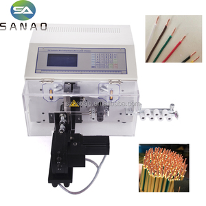 Automatic <strong>Double</strong> Line <strong>Wire</strong> Cutting Stripping Twisting <strong>Machine</strong> Patch Cord Cable <strong>Wire</strong> Twist Strip Tool - Product Image 2