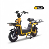 Vélo cargo électrique haute vitesse 60V 20AH 800W avec frein à disque sans balais, cyclomoteur de livraison pour adulte avec batterie au plomb-acide