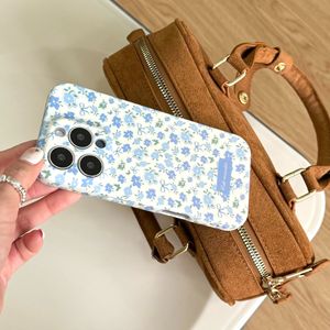 Funda de flores con lazo azul colorido para iPhone 16 Funda protectora de TPU para iPhone 16 Pro Max 15 14 <span class=keywords><strong>13</strong></span> - Product Image 4